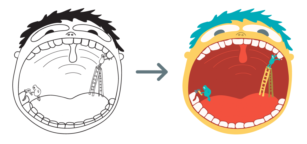 teeth-process