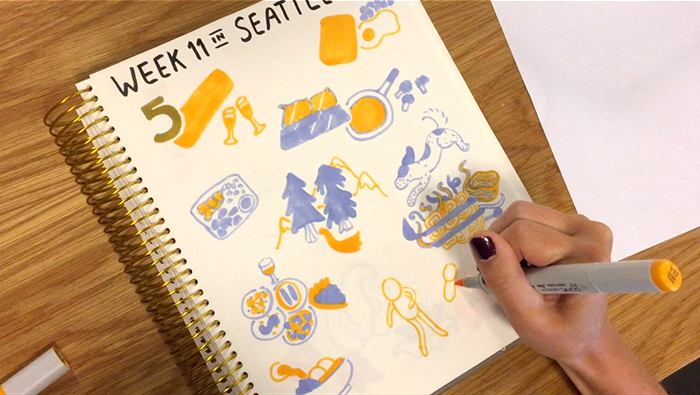 Weekly Sketchbook Process, Christine Nishiyama