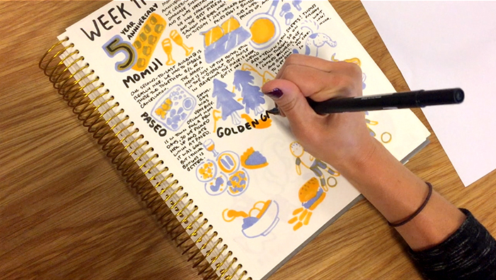 Weekly Sketchbook Process, Christine Nishiyama