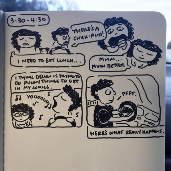 Hourly Comic Day 2018. Christine Nishiyama, Might Could Studios