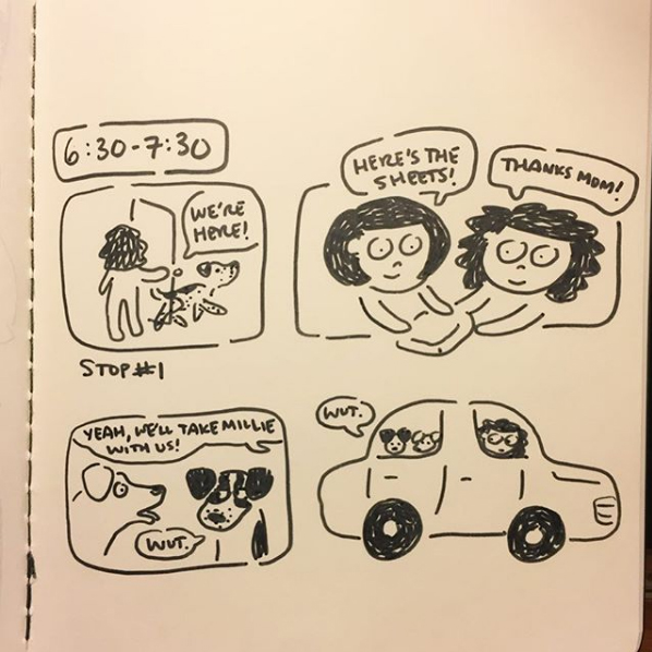 Hourly Comic Day 2018. Christine Nishiyama, Might Could Studios