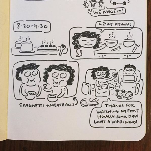 Hourly Comic Day 2018. Christine Nishiyama, Might Could Studios