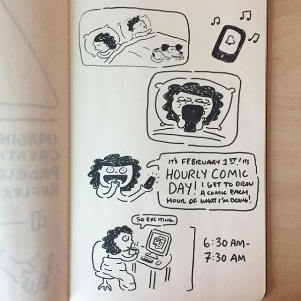 Hourly Comic Day 2018. Christine Nishiyama, Might Could Studios