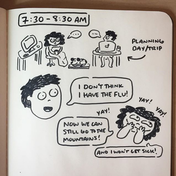 Hourly Comic Day 2018. Christine Nishiyama, Might Could Studios