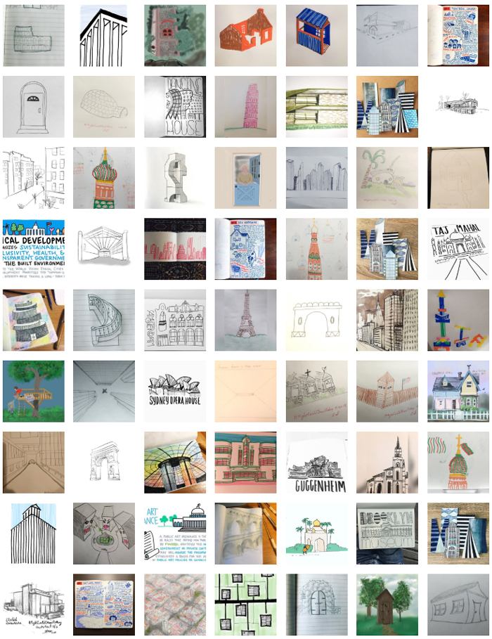 #MightCouldDrawToday Week 14: Architecture. Christine Nishiyama, Might Could Studios