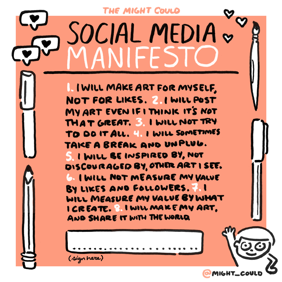 Social Media for Artists: A Manifesto. Christine Nishiyama, Might Could Studios