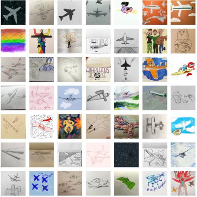#MightCouldDrawToday Week 25: Airplanes. Christine Nishiyama, Might Could Studios