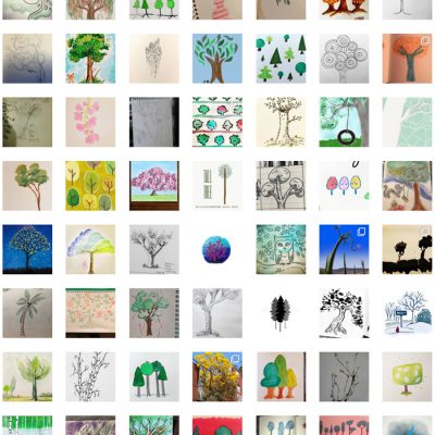 #MightCouldDrawToday Week 3: Trees. Christine Nishiyama, Might Could Studios